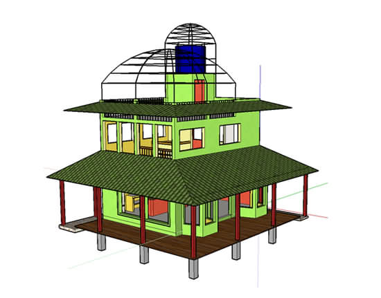 bungalow house design. $140000 Solar House Design
